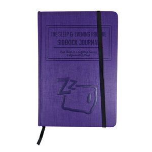 The Sleep & Evening Routine Sidekick Journal By Habit Nest Purple Hardcover